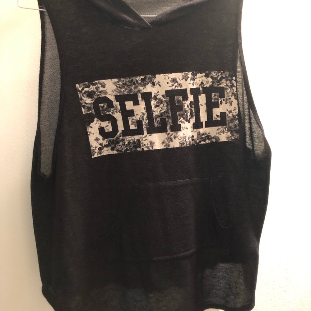 Cute and comfy sleeveless hoodie